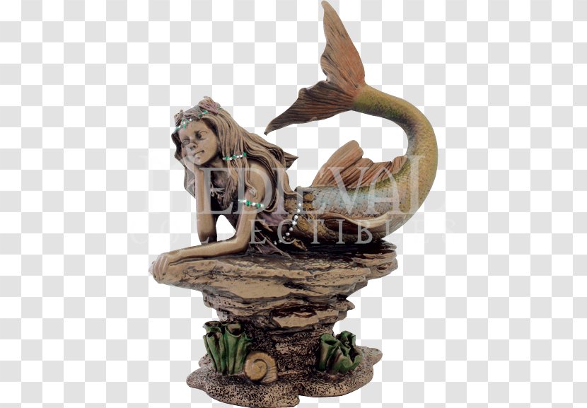 The Little Mermaid Statue Merman Figurine Transparent PNG
