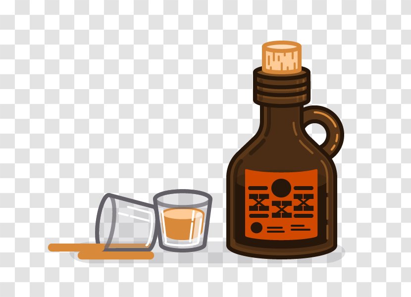 Glass Bottle Beer Caramel Color - Version Control Transparent PNG