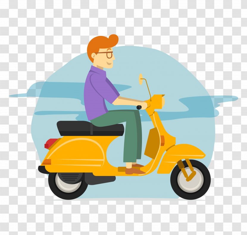 Motorcycle Riding Toy - Wheel Cartoon Transparent PNG