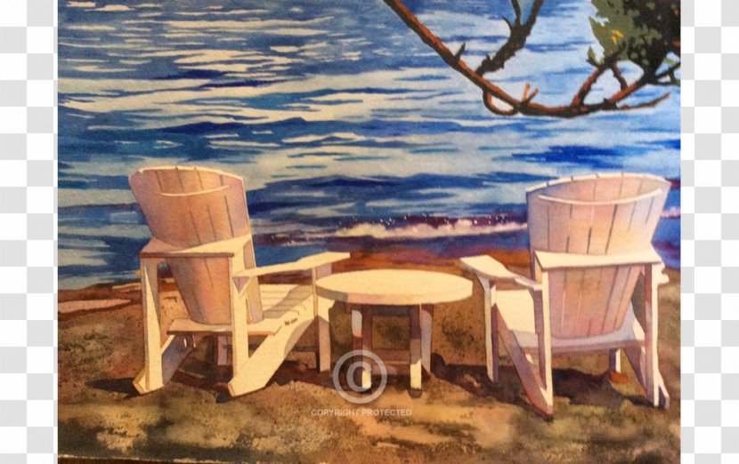 Picnic Table Still Life Anne Abgott Water Colors Painting Transparent PNG
