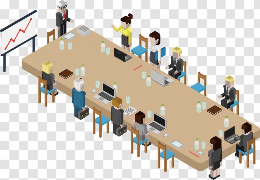 Illustration - Games - Vector Meeting Staff Transparent PNG