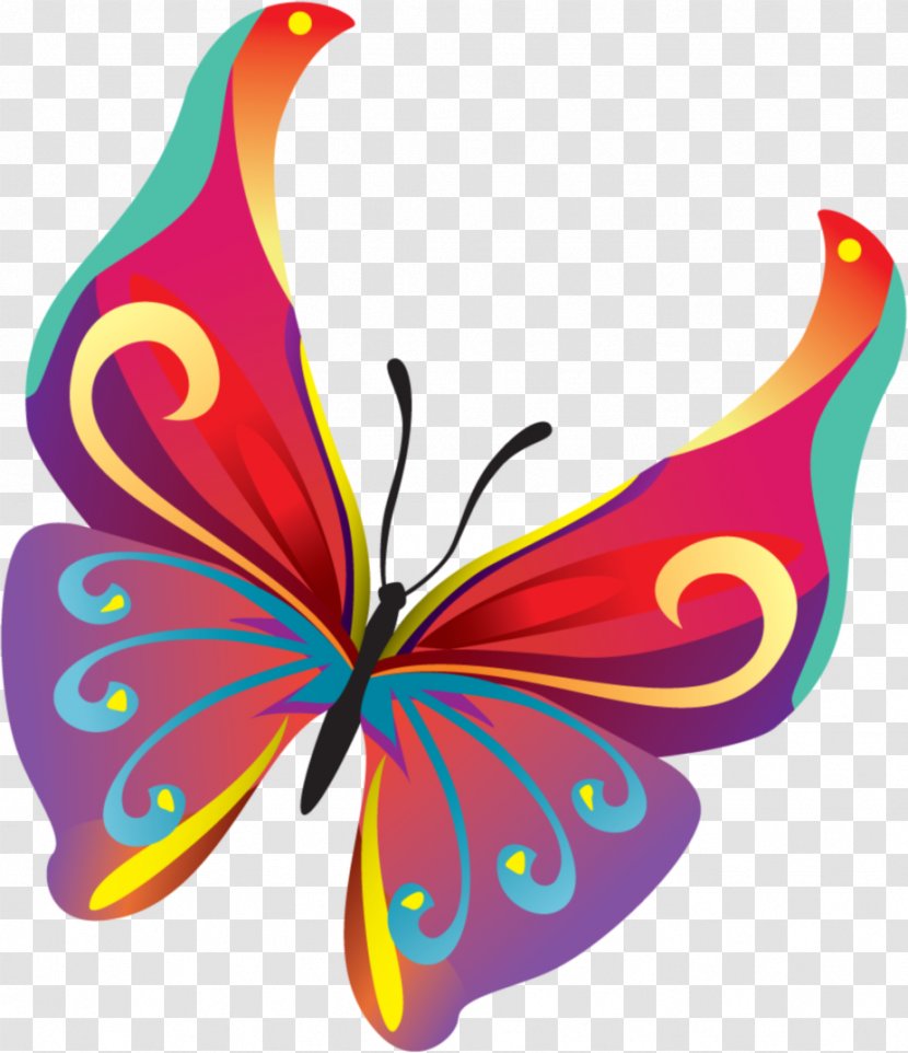 Butterfly Insect Clip Art - Peacock Transparent PNG