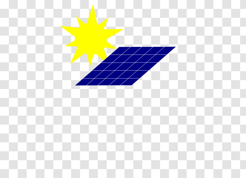 Energy Point Angle - Yellow - Solar Pv Transparent PNG