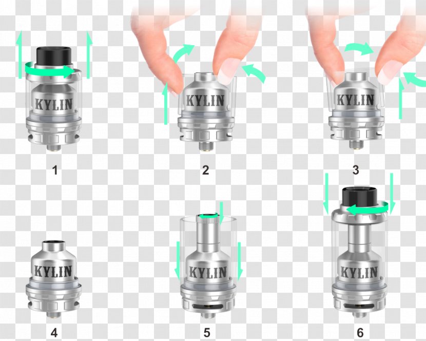 Electronic Cigarette Atomizer Smoking גרין סמוקינג Vapor - Hardware - RTA Transparent PNG