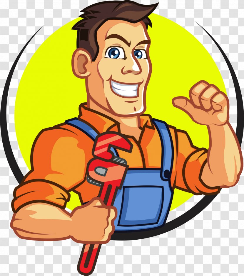 Handyman Drawing - Smile - Plumber Transparent PNG