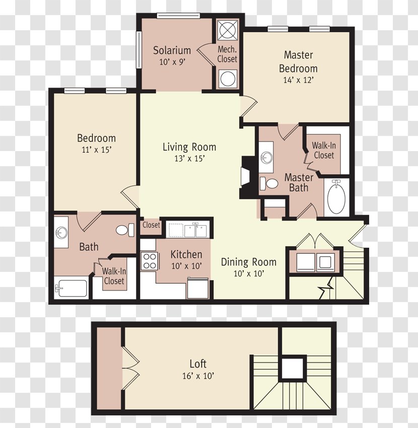 Floor Plan House Storey - Text Transparent PNG