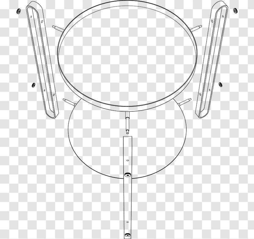 Table Shelf /m/02csf Angle Line - Three Legged Transparent PNG