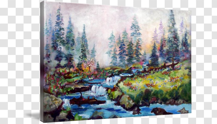 Watercolor Painting Landscape Modern Art - Scenery Transparent PNG