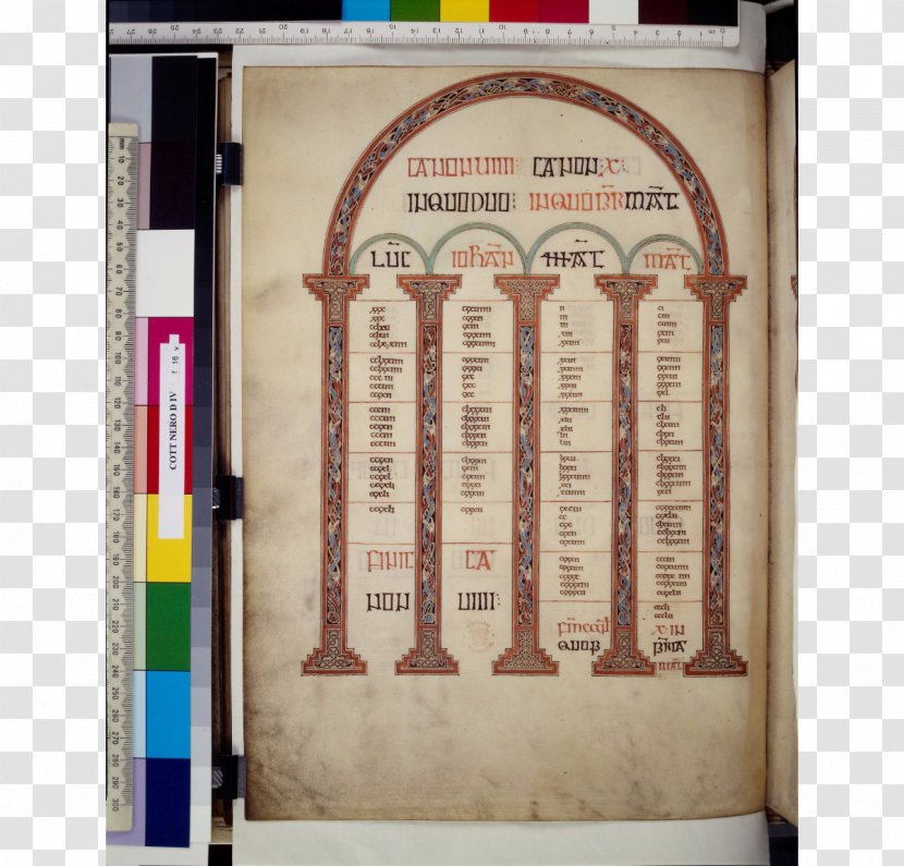 Lindisfarne Gospels Bible Gospel Of John - Curing Barn Transparent PNG