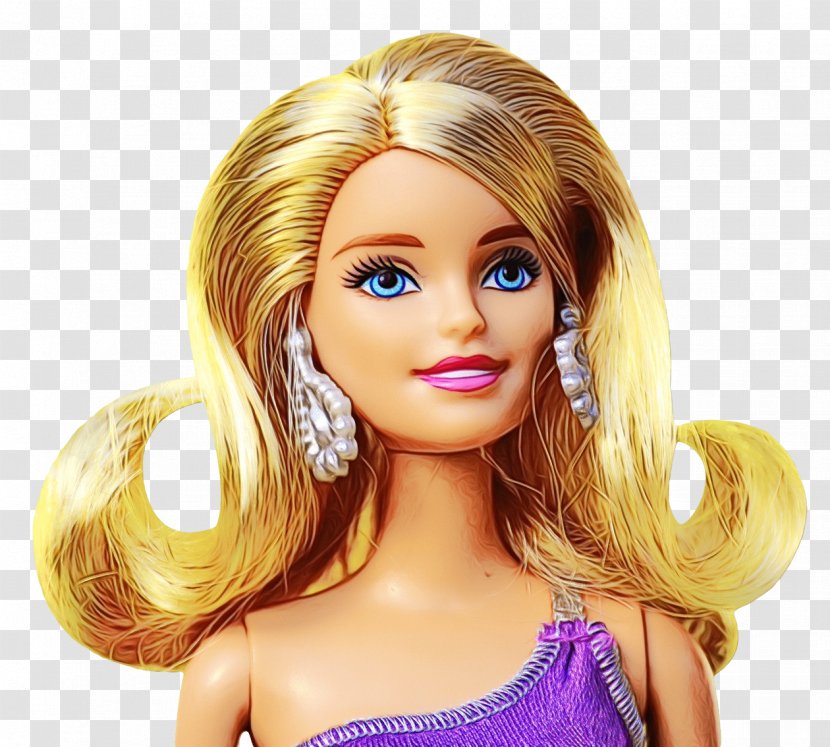 Barbie Cartoon - Fashion Accessory - Lace Wig Transparent PNG
