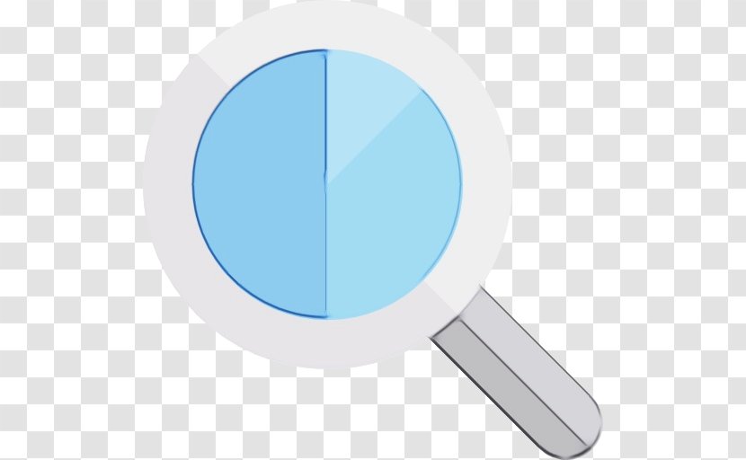 Magnifying Glass - Meter - Electric Blue Transparent PNG
