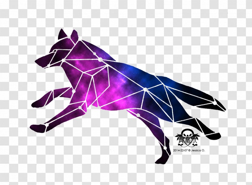 Lupus Tattoo Constellation Drawing Gray Wolf - Art Transparent PNG