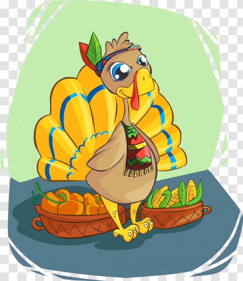 Turkey Meat Thanksgiving Table Tennis Racket - Poster - Mirror Cartoon Transparent PNG