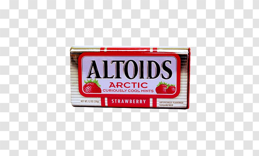 Altoids Arctic Peppermint Sugar-free Mints Flavor Strawberry - Mint Transparent PNG