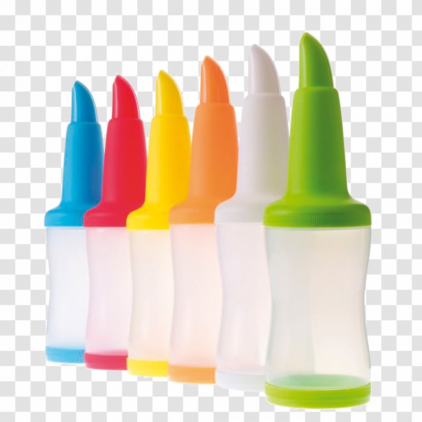 Plastic Bottle Glass - Orange Buckets Lids Transparent PNG