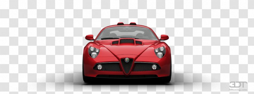 Alfa Romeo 8C Model Car Automotive Design - 8c Transparent PNG
