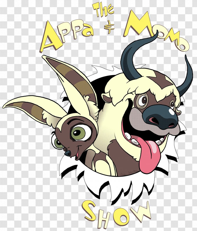 Appa Momo Aang Avatar: The Last Airbender Stuffing - Horn Transparent PNG
