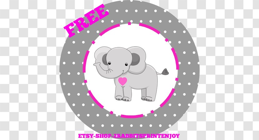 Elephant Cupcake Baby Shower Gift Clip Art - Tree Transparent PNG