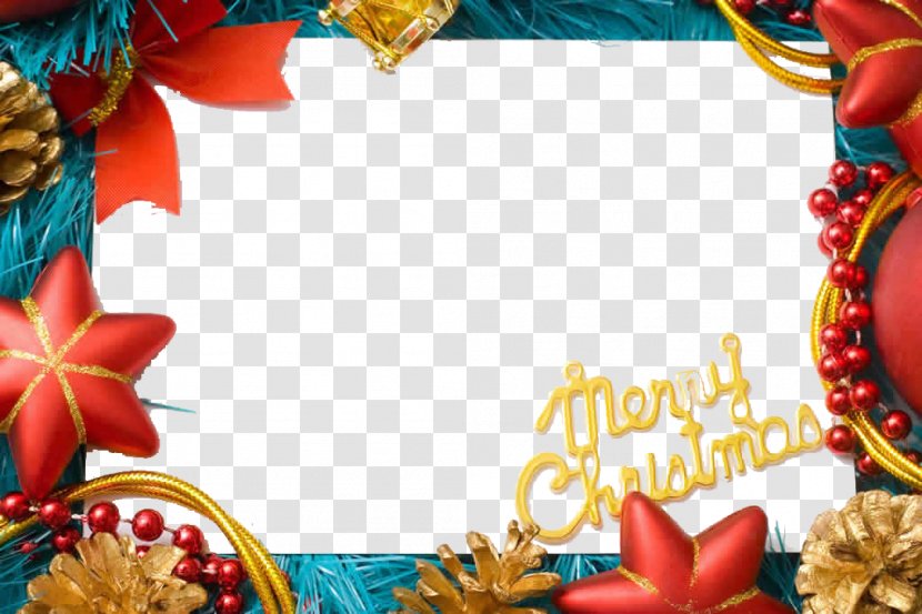 Santa Claus Christmas Ornament Decoration - Bombka - Merry Christmas, Picture Box Transparent PNG