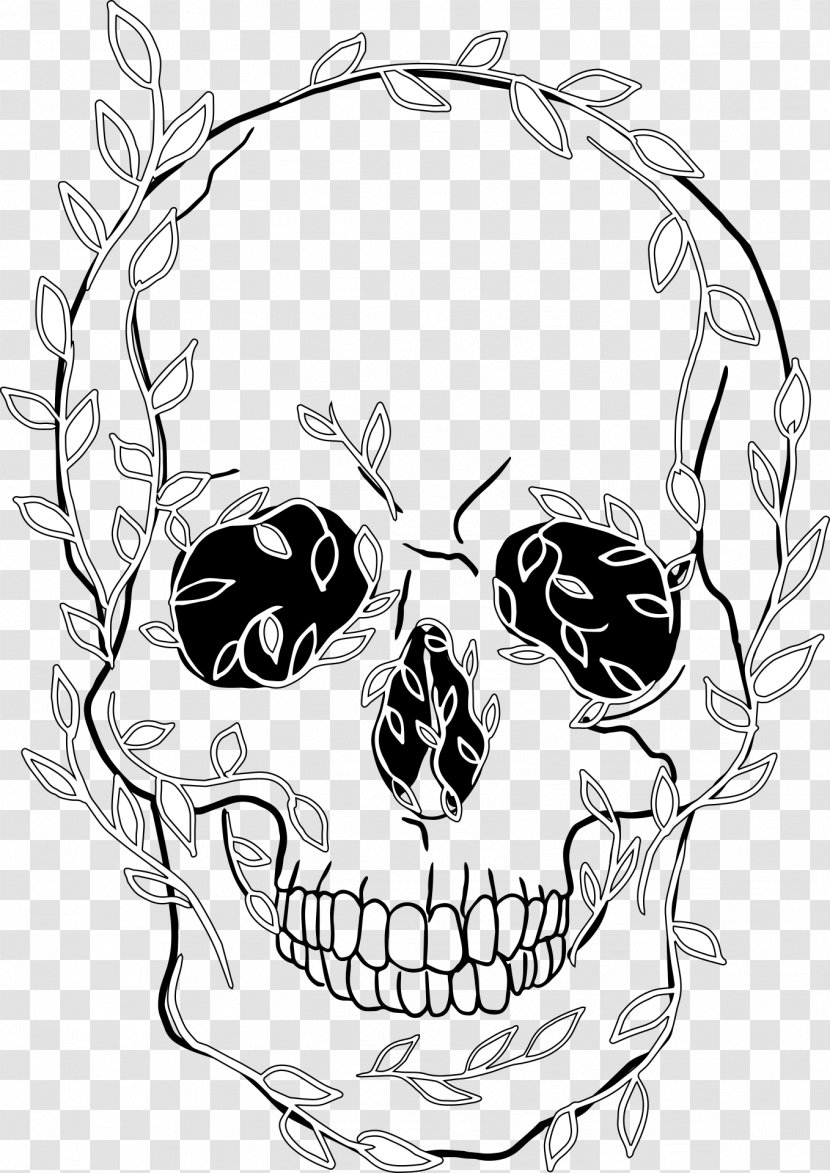 Human Skull Symbolism Drawing Skeleton Clip Art - Fictional Character Transparent PNG