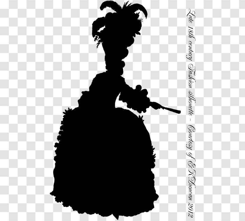 18th Century Silhouette Portrait Photography - Drawing - Fashion Transparent PNG