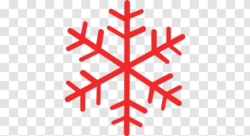 Snowflake Red Clip Art - Royaltyfree - Snowflakes Clipart Transparent PNG
