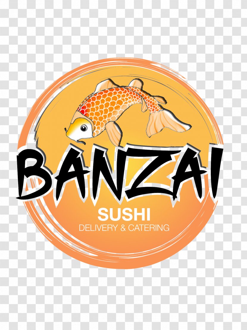 Logo Sushi Font Product - Orange Transparent PNG