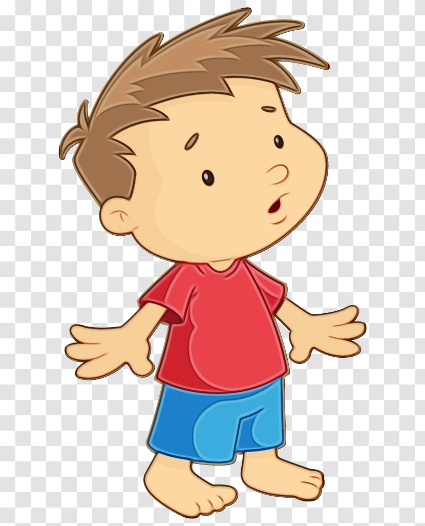 Cartoon Child Clip Art Cheek Male - Toddler - Finger Transparent PNG