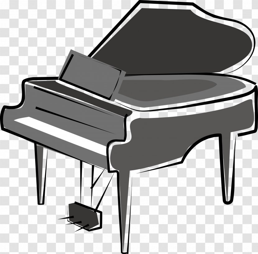 Fortepiano Musical Instrument - Cartoon - Piano Vector Transparent PNG