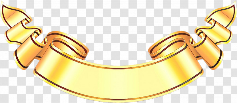 Yellow Body Jewelry Jewellery Metal Bracelet Transparent PNG