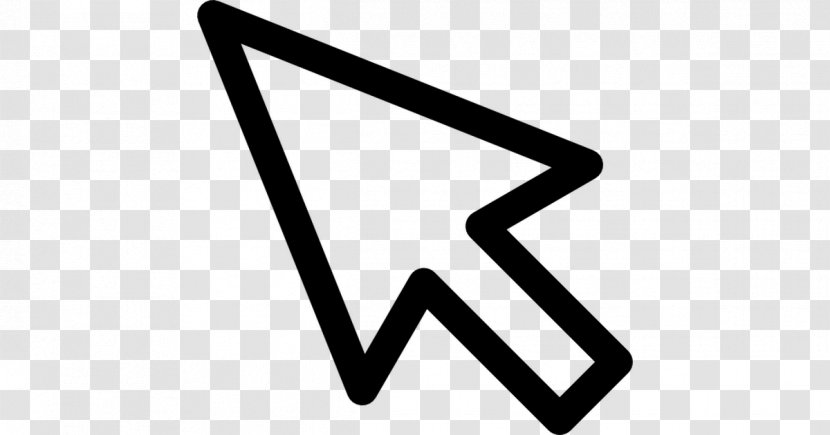 Computer Mouse Pointer Cursor Arrow - Text Transparent PNG