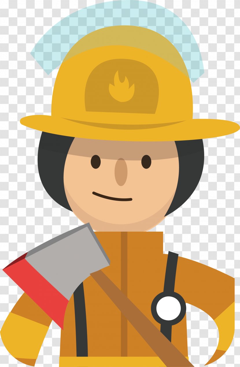 Firefighter Clip Art - Firefighting - Heroic Fireman Transparent PNG