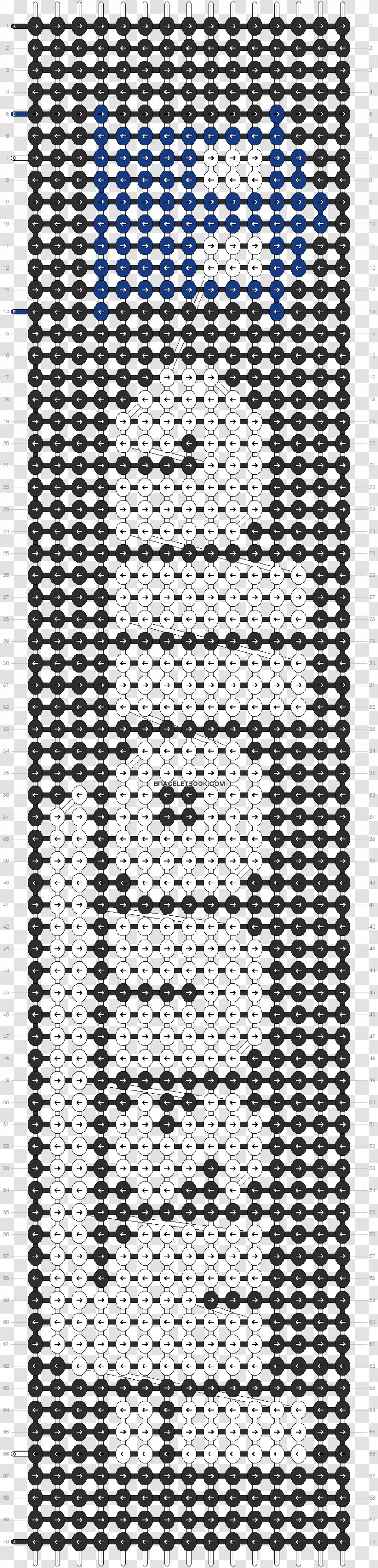 Pattern Friendship Bracelet Bead TARDIS - Tutorial Transparent PNG