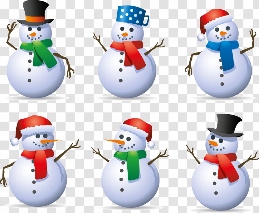 Snowman - Graphic Arts - Royaltyfree Transparent PNG