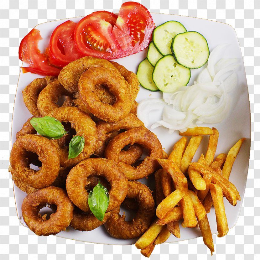 Onion Ring Fast Food Pakora Junk Fried Transparent PNG