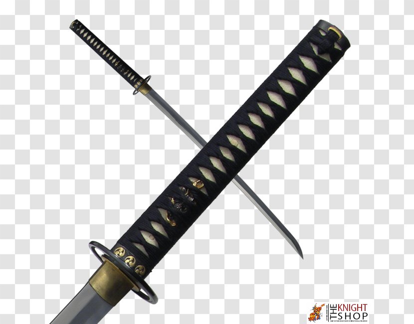 Japanese Sword Knife Katana Tantō - Dadao - Great Wave Transparent PNG