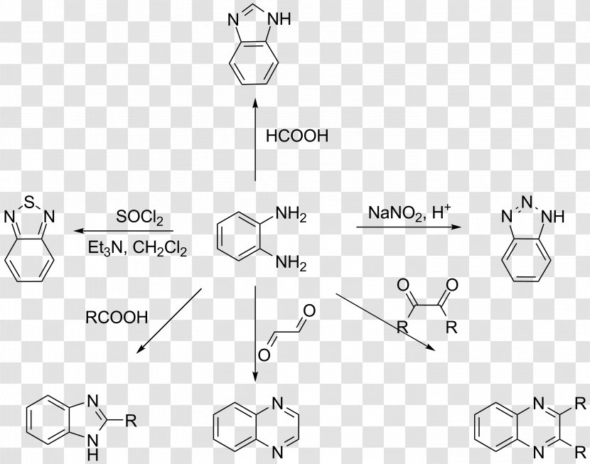 P-Phenylenediamine O-Phenylenediamine Chemical Compound Aromatic Compounds Amine - Organic Chemistry - Area Transparent PNG