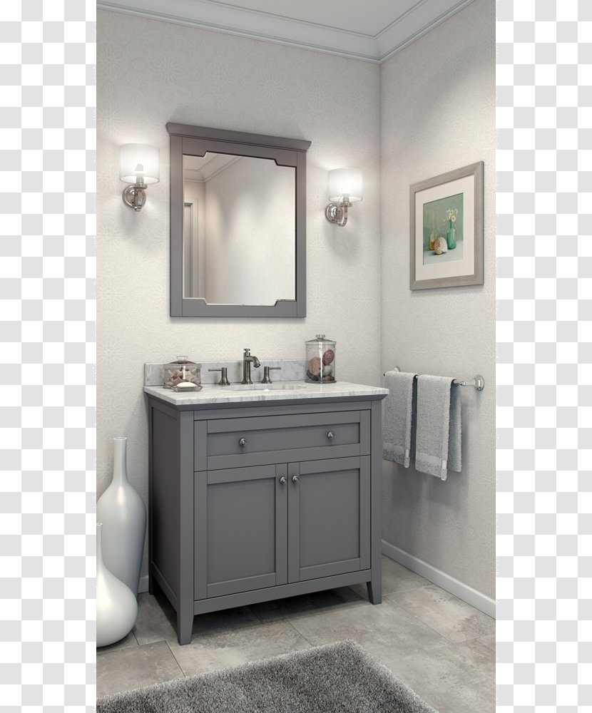 Bathroom Cabinet Cabinetry Shaker Furniture - Renovation - Top Transparent PNG