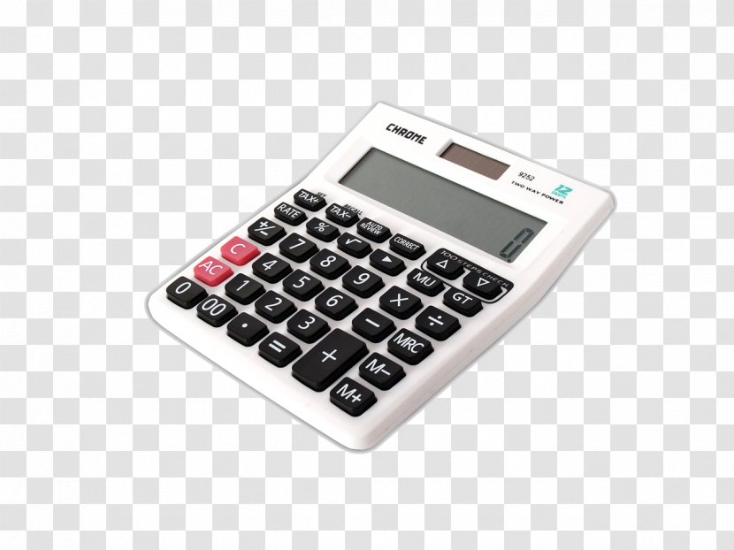 Calculator Electronics Numeric Keypads Google Chrome Display Device - Office Supplies Transparent PNG