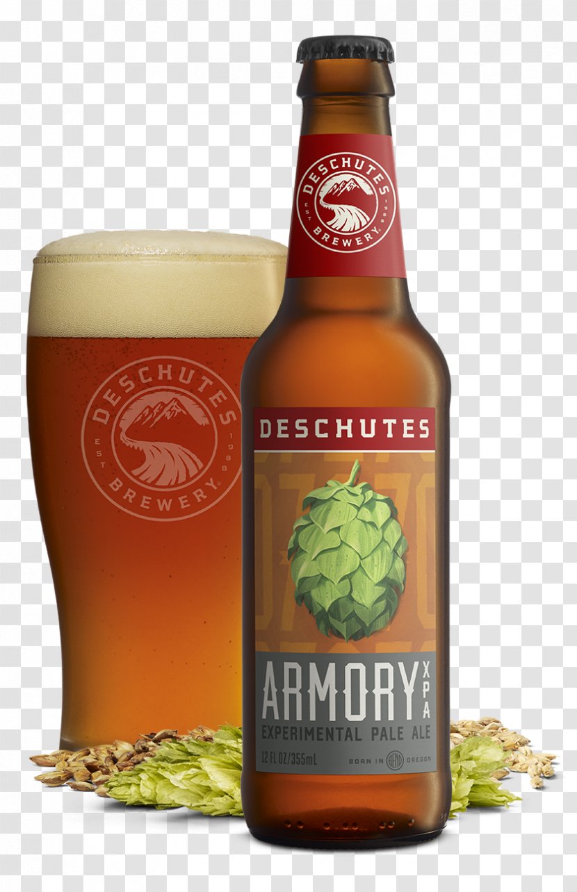 Deschutes Brewery India Pale Ale Beer - Bottle Transparent PNG