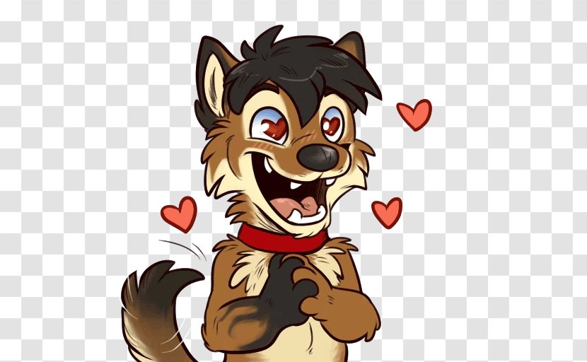 Canidae Telegram Cat Sticker Dog - Mascot Transparent PNG