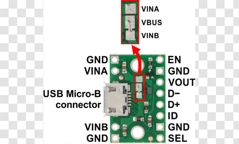 Pinout Micro-USB Wiring Diagram Mini-USB - USB Transparent PNG
