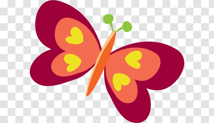 Butterfly Cartoon Clip Art - Pollinator Transparent PNG