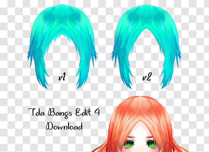 Bangs Hair Coloring Long Eyebrow - Tree Transparent PNG