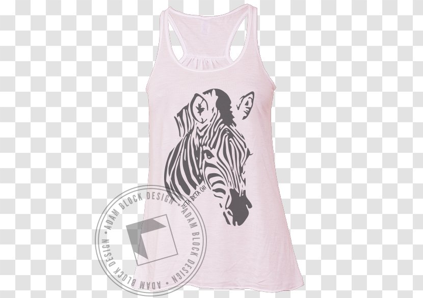 T-shirt Zebra Neck Sleeve Bag - Active Tank - Live Love Laugh Cursive Transparent PNG