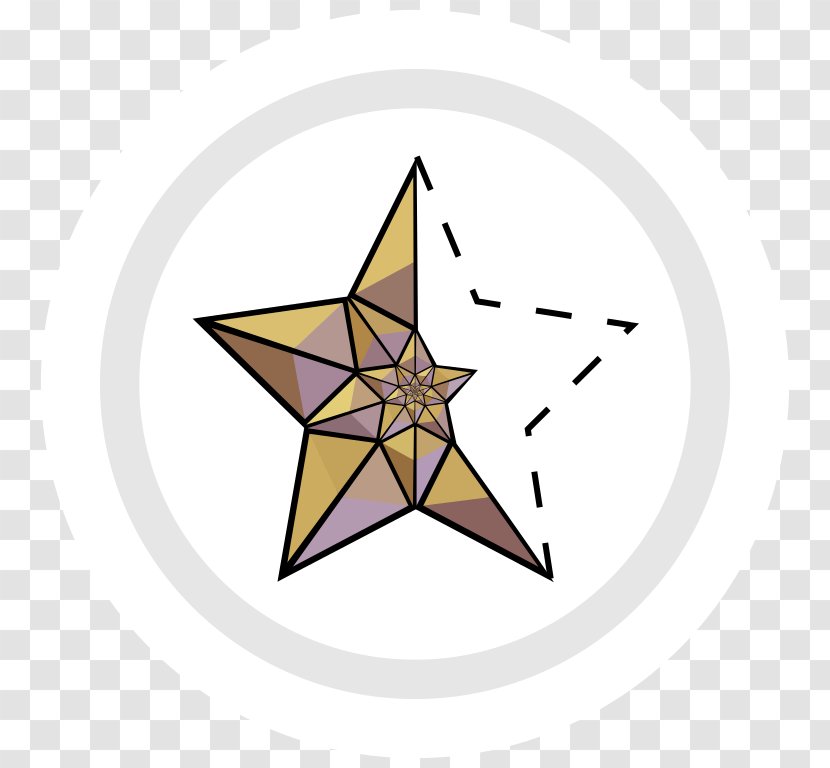 Triangle Point Star Clip Art - Wing - Improvement Transparent PNG