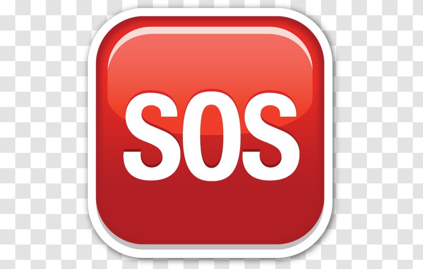 Emoji SOS T-shirt Sticker Symbol - Sms Transparent PNG