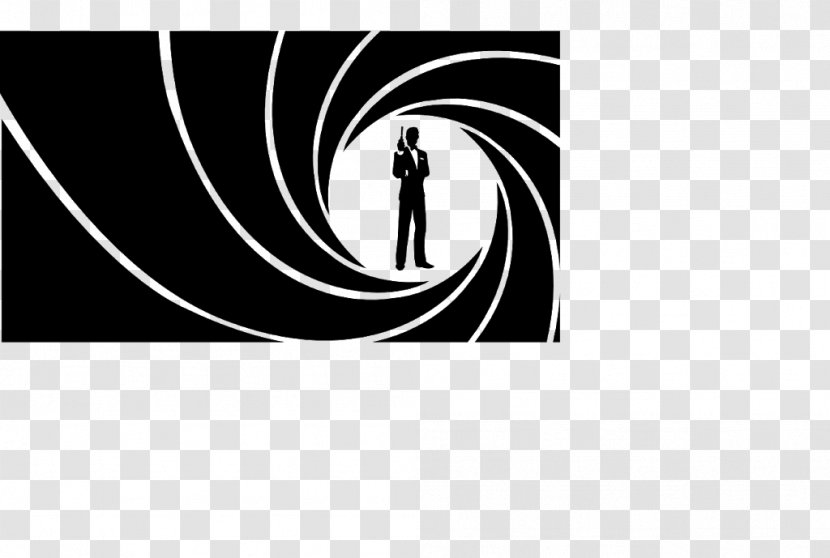 James Bond Film Series Logo - Monochrome Photography Transparent PNG