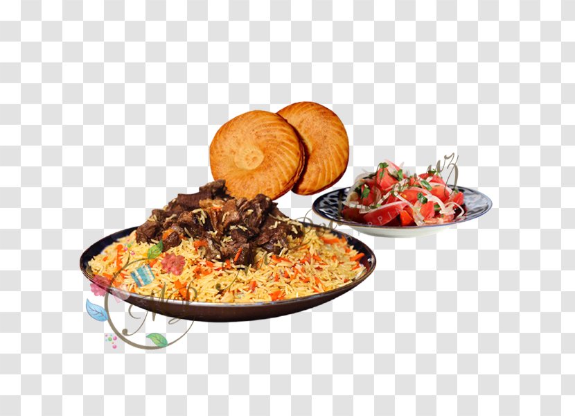 Dish Pilaf Uzbek Cuisine Recipe - Tableware Transparent PNG