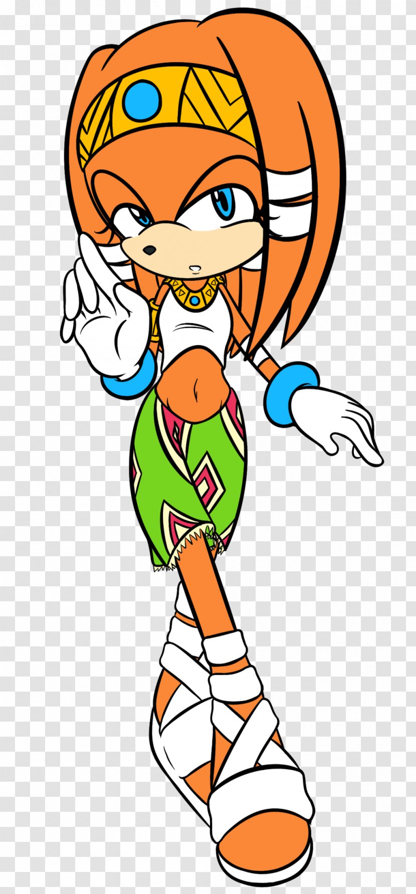 Tikal Knuckles The Echidna Princess Sally Acorn Sonic Hedgehog - Maya Civilization Transparent PNG